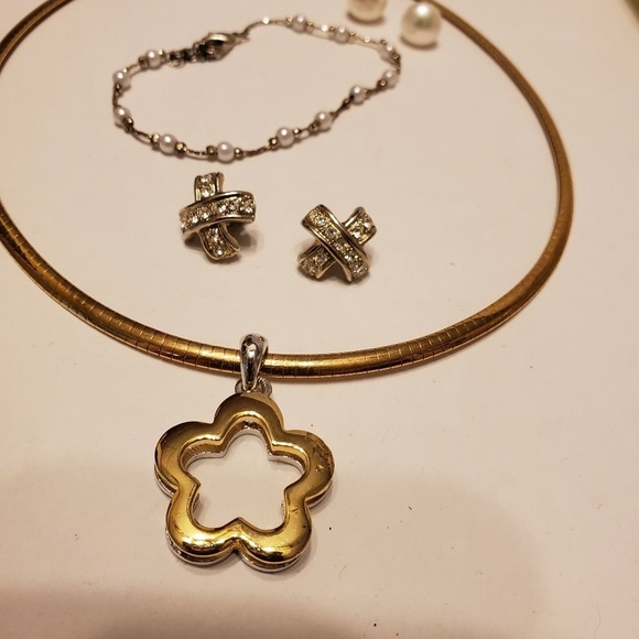 📿👂💍 Necklace, bracelet, and earrings set